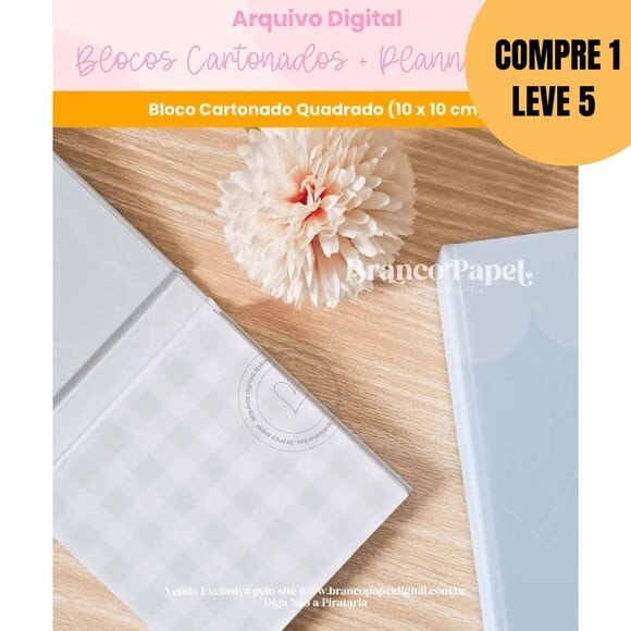 Arquivo Digital Blocos Cartonados + Planner Duo -5399