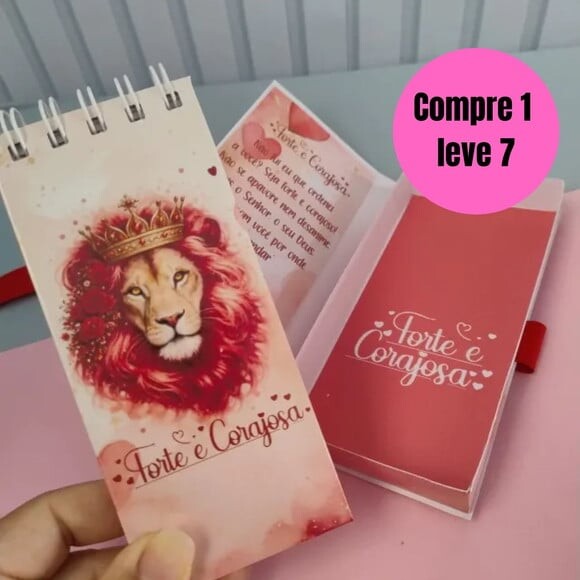 Arquivo Digital Bloquinho Forte e Corajosa Mulher 2026 -6515