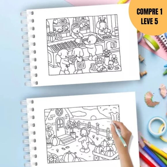 Arquivo Digital Bobbie Goods Livro de Colorir -1853
