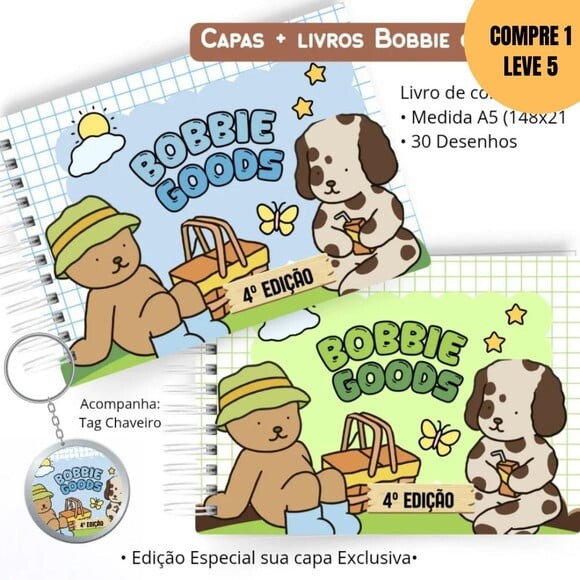 Arquivo Digital Bobbie Goods Livro de Colorir -4490