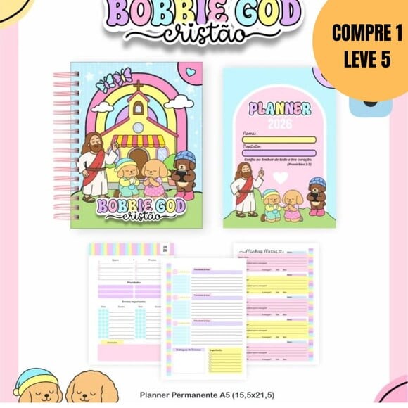 Arquivo Digital Box Bobbie God Cristão Escolar 2026 -4907