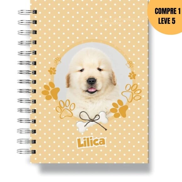 Arquivo Digital Cadernetas Pets Cachorro e Gato -3415