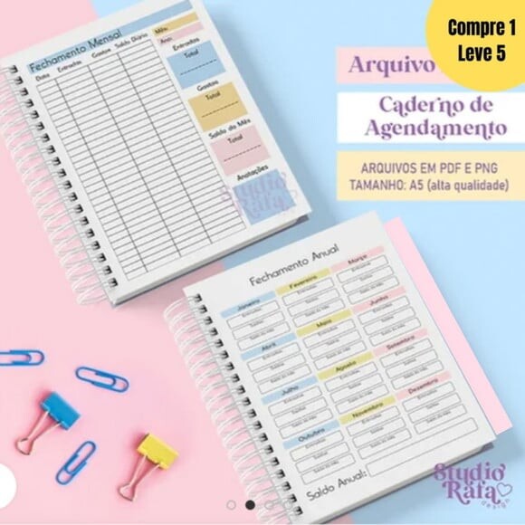 Arquivo Digital Caderno Candy Agenda 2025 - 357