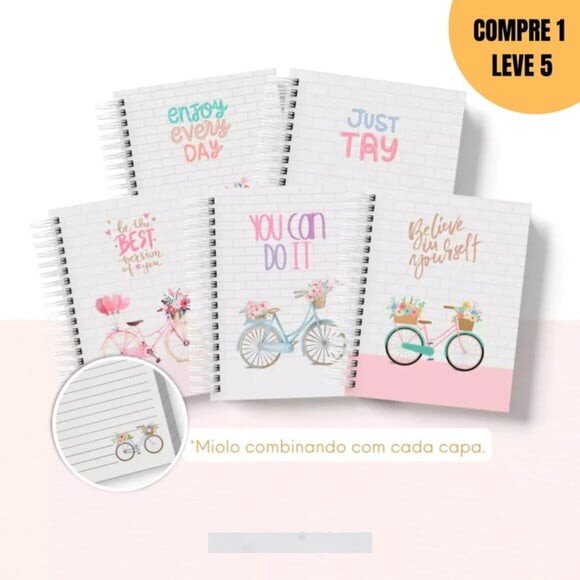 Arquivo Digital Caderno Coleção Bike -1448