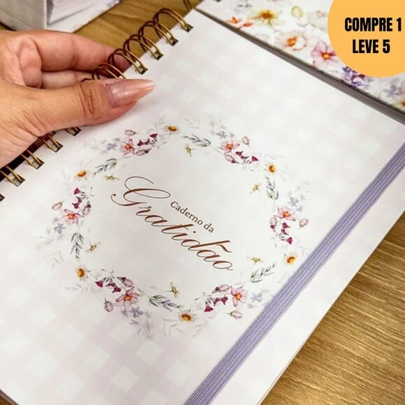 Arquivo Digital Caderno de Gratidão Floral -3037