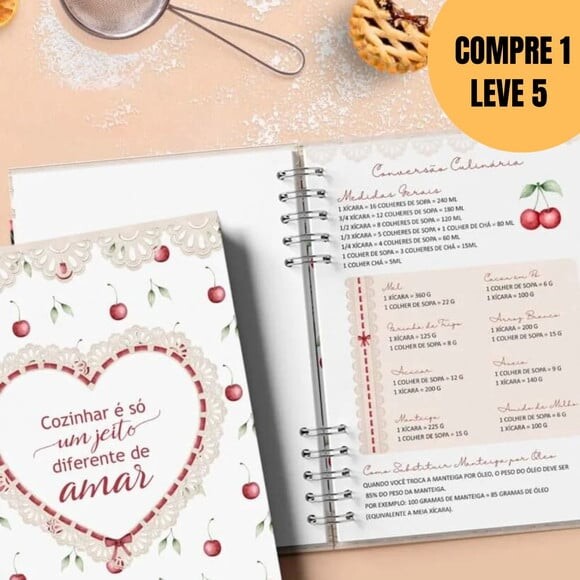Arquivo Digital Caderno de Receitas Doce Amor -5338