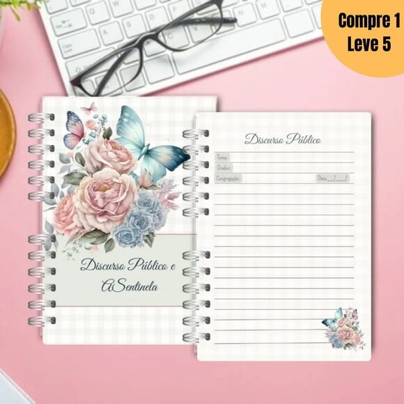Arquivo Digital Caderno de Reuniões Feminino -1380