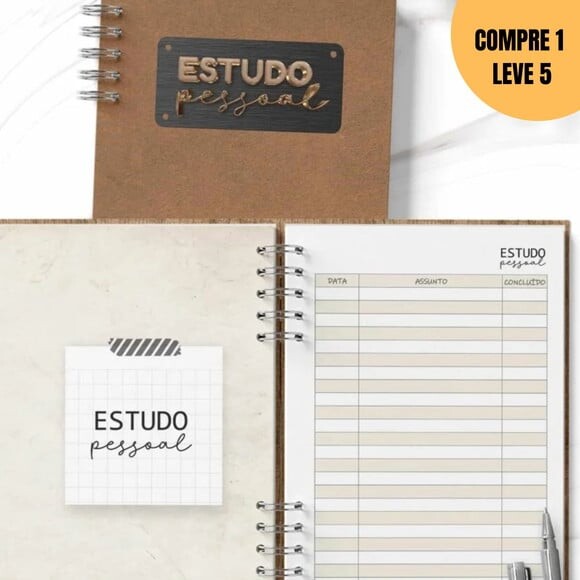 Arquivo Digital Caderno Estudo Pessoal Jw Masculino -2184