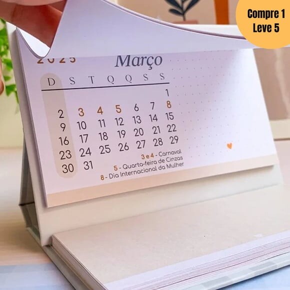 Arquivo Digital Calendário Dobrável 2025 -661