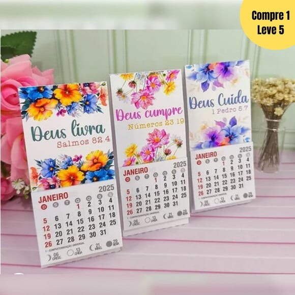 Arquivo Digital Calendários Cristãos Florais 2025 -399