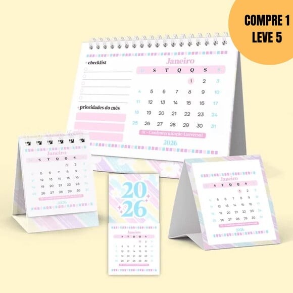 Arquivo Digital Calendários 2026 -6016