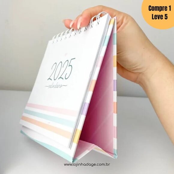 Arquivo Digital Calendários de Mesa 2025 Coleção Clean -658
