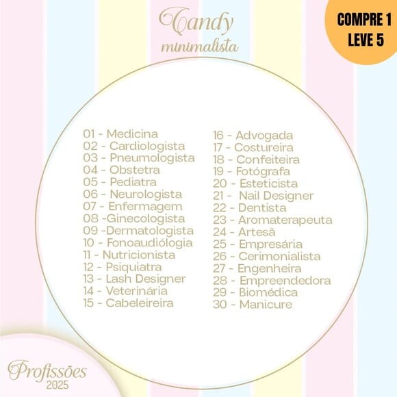 Arquivo Digital Candy Profissões 2025 -258