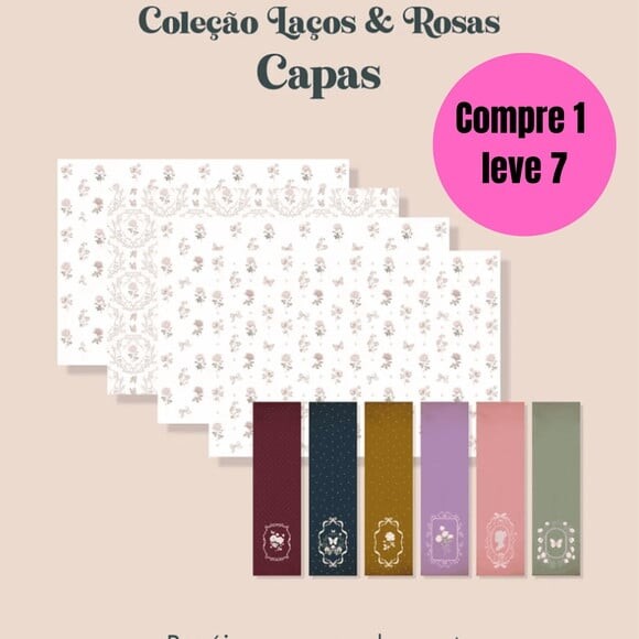 Arquivo Digital Capas Coleção Laços & Rosas -6550