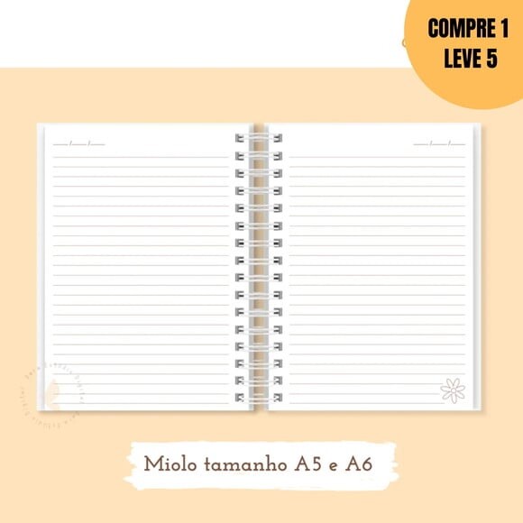 Arquivo Digital Capas Fofas Motivacionais A5 e A6 -2399