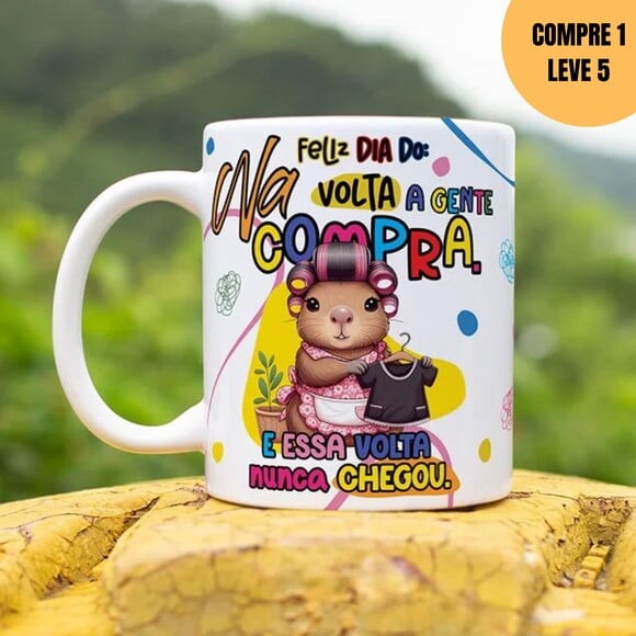 Arquivo Digital Capivarinha Dia das Mães Canecas -2809
