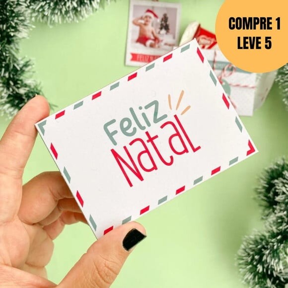 Arquivo Digital Carta Porta Chocolate Natal -5743