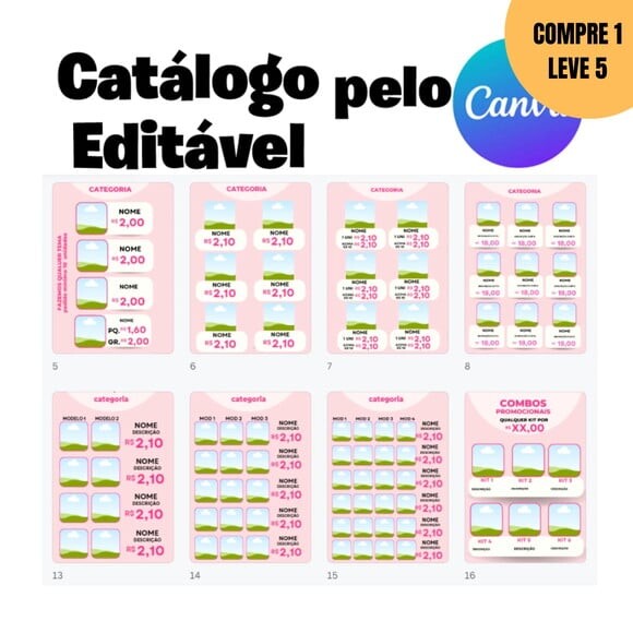 Arquivo Digital Catálogo Editável pelo Canva -2563