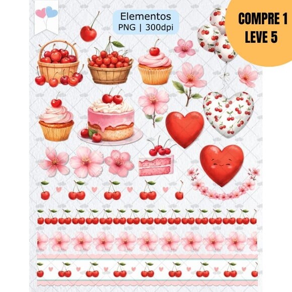 Arquivo Digital Cerejinha Kit Digital -4727
