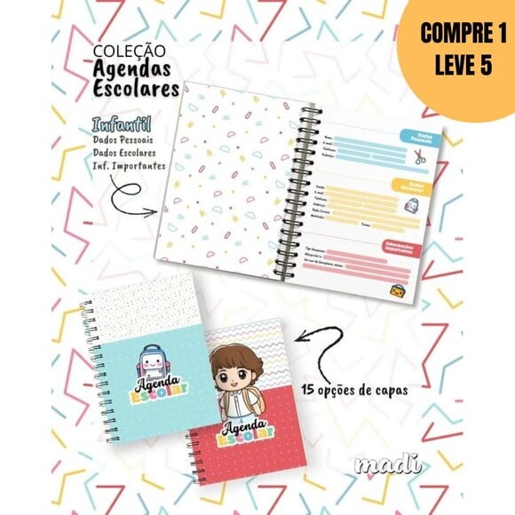 Arquivo Digital Coleção Agenda Escolar 2026 -5696