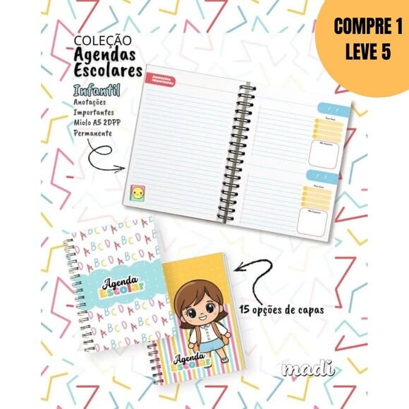 Arquivo Digital Coleção Agenda Escolar 2026 -5696