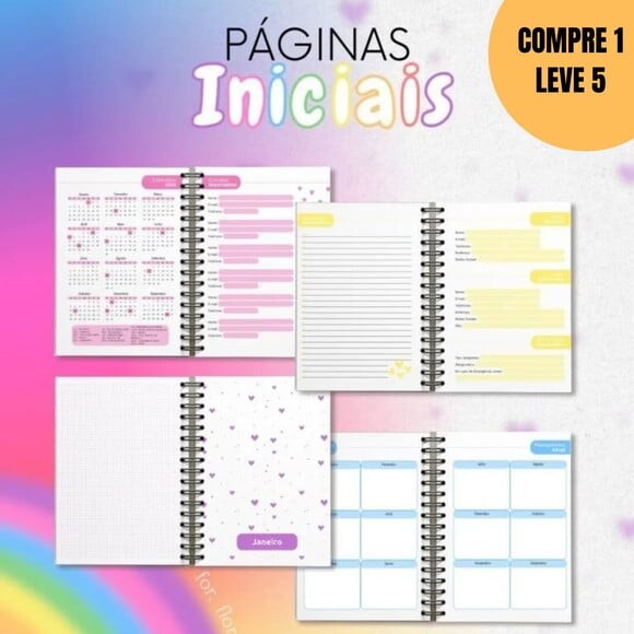 Arquivo Digital Coleção Agendas Arco Íris 2026 -5665