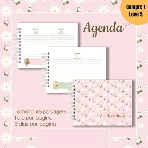 Arquivo Digital Coleção Doce Mel Agenda 2025 -679