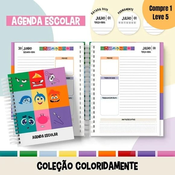 Arquivo Digital Coleção Divertidamente Agenda 2025 -681