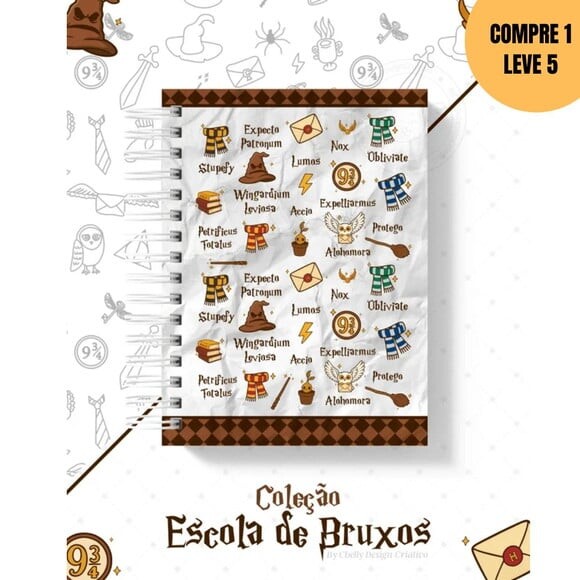 Arquivo Digital Coleção Escola de Bruxos Agenda 2026 -4074