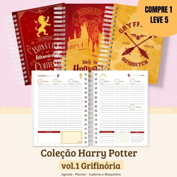 Arquivo Digital Coleção Harry Potter Vol.1 Grifinória -2225