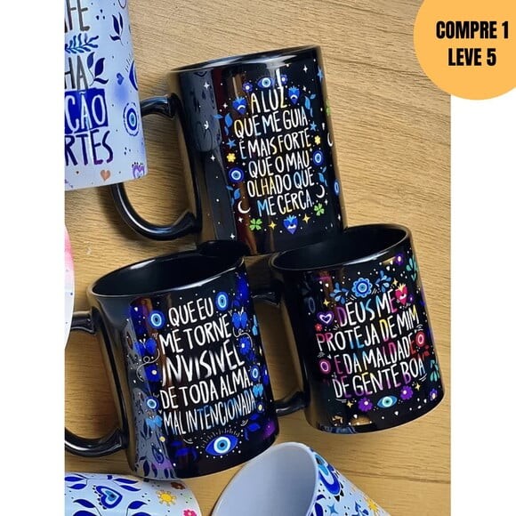 Arquivo Digital Coleção Proteção Artes para Caneca -3994