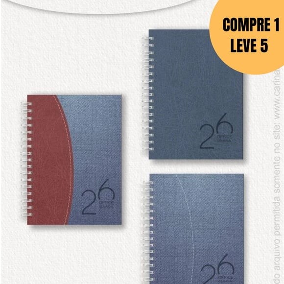 Arquivo Digital Combo 13 Capas A5 para Agenda -5326