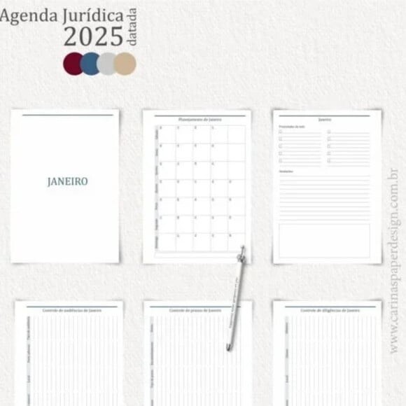 Arquivo Digital Combo 4 Miolos Digitais Agenda Jurídica -630