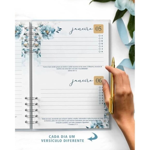Arquivo Digital Combo 8 Agendas 2026 C/s Versículo Azul-4969