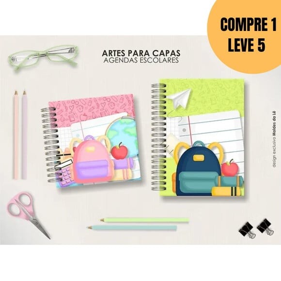 Arquivo Digital Combo A5 Agendas Escolares -5544