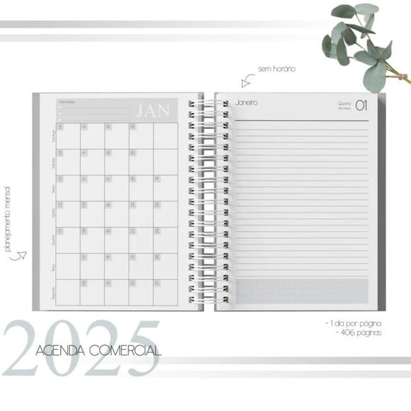 Arquivo Digital Combo Agenda Comercial Datada 2025 -1007