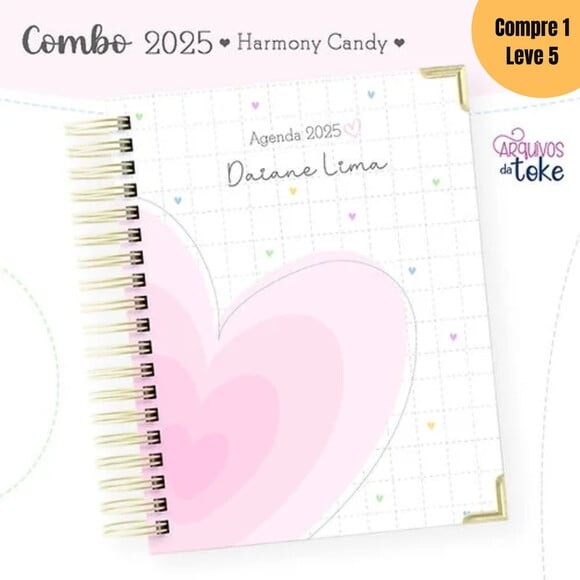 Arquivo Digital Combo Agenda Harmonny Candy 2025 -576