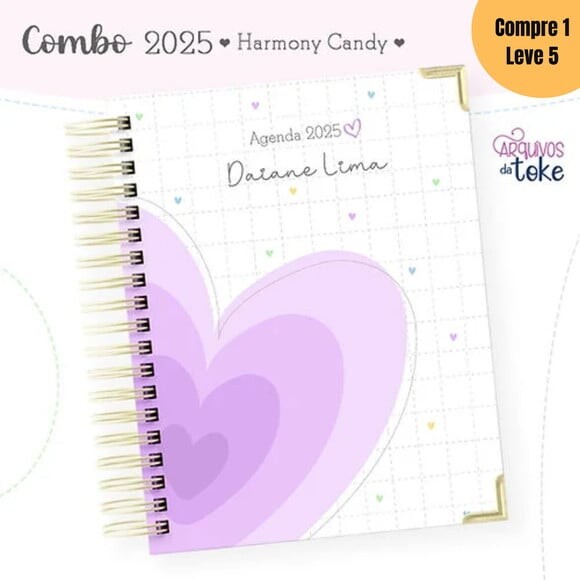 Arquivo Digital Combo Agenda Harmonny Candy 2025 -576