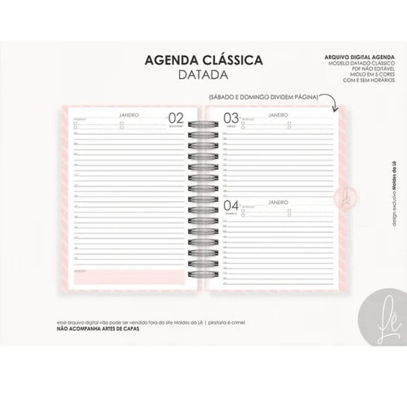 Arquivo Digital Combo Agendas 2026 Datadas -4524