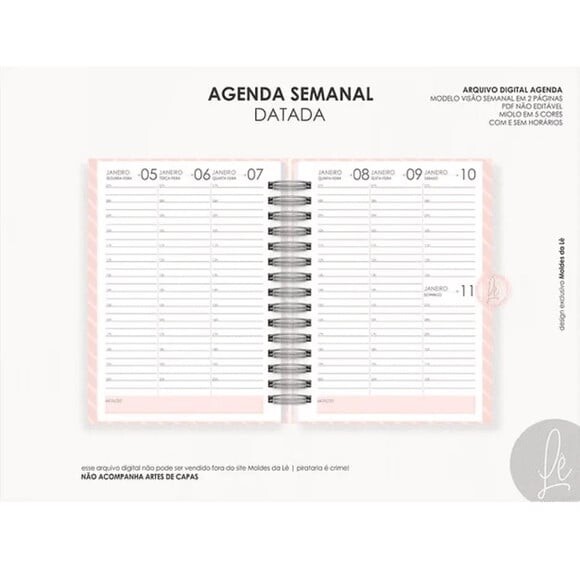 Arquivo Digital Combo Agendas 2026 Datadas -4524
