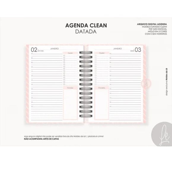 Arquivo Digital Combo Agendas 2026 Datadas -4524