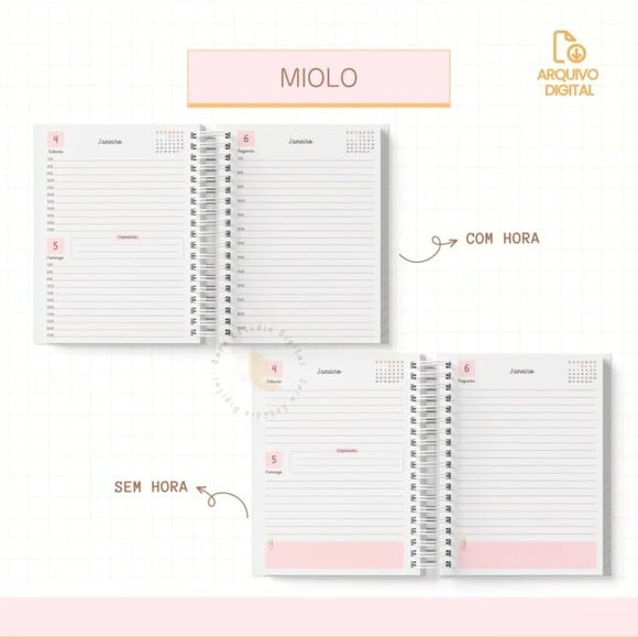 Arquivo Digital Combo Agendas A5 2025-637