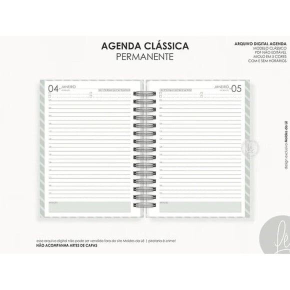 Arquivo Digital Combo Agendas Permanentes 2026 -4525