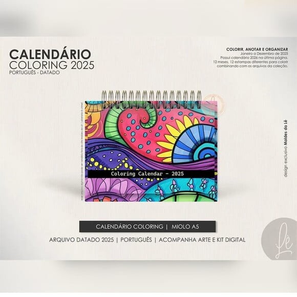Arquivo Digital Combo Coloring Agenda 2025 -727