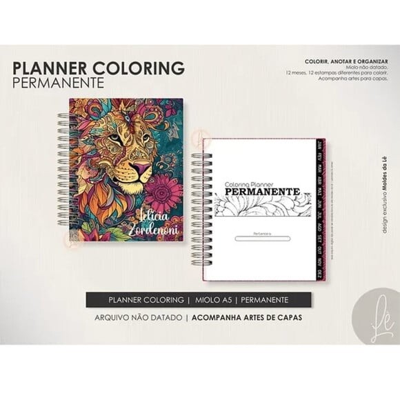 Arquivo Digital Combo Coloring Datadas e Permanente -4047