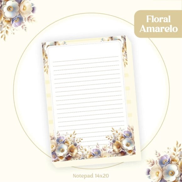 Arquivo Digital Combo Floral Amarelo 2025 -322