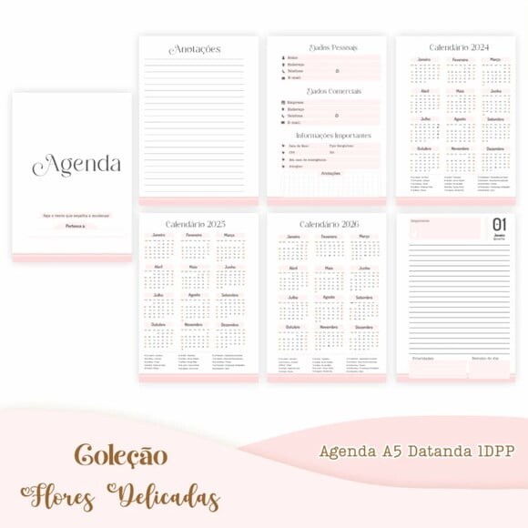 Arquivo Digital Combo Flores Delicadas Agenda 2025 -746