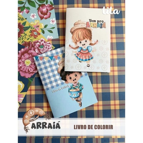 Arquivo Digital Combo Ilustrações + Papéis + Livrinho -3546