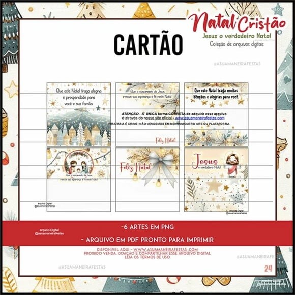 Arquivo Digital Combo Jesus o Verdadeiro Natal -201
