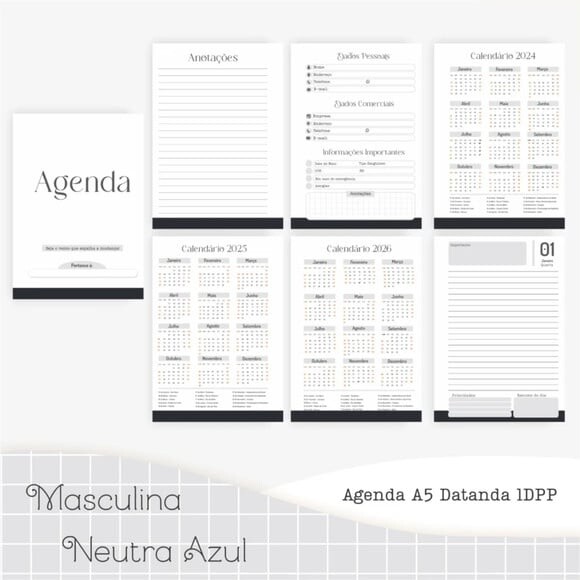 Arquivo Digital Combo Masculina Neutra Azul 2025 -914